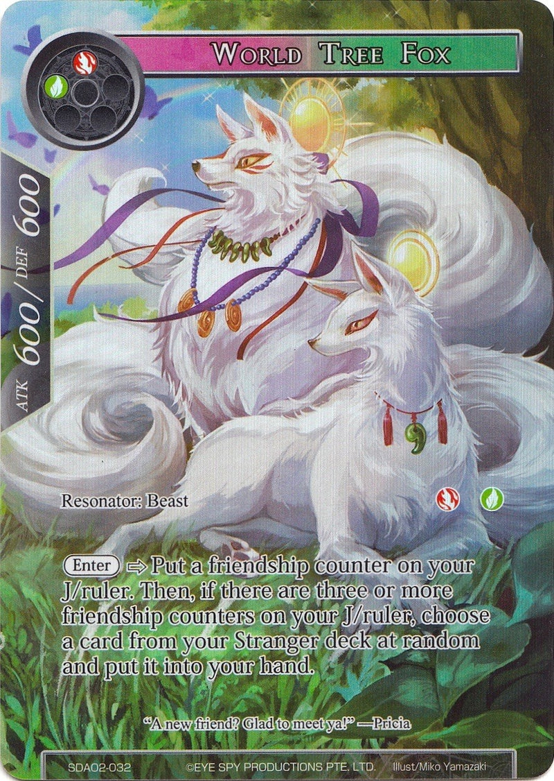 Image for World Tree Fox (Full Art) (Alice Origin II Starter Deck) (SDAO2-032) - Force of Will