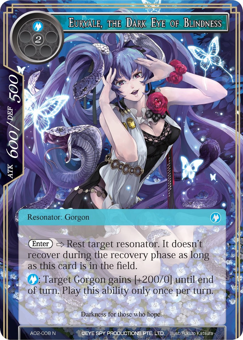 Image for Euryale, the Dark Eye of Blindness (Alice Origin II) (AO2-008) - Force of Will