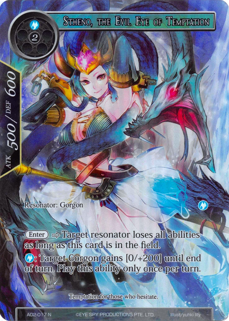 Image for Stheno, the Evil Eye of Temptaion (Full Art) (Alice Origin II) (AO2-017) - Force of Will