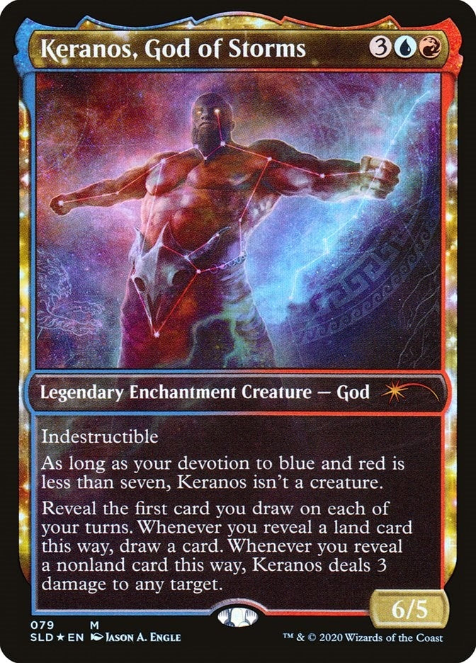 Image for Keranos, God of Storms (Secret Lair Drop Series) (79) - Magic: The Gathering