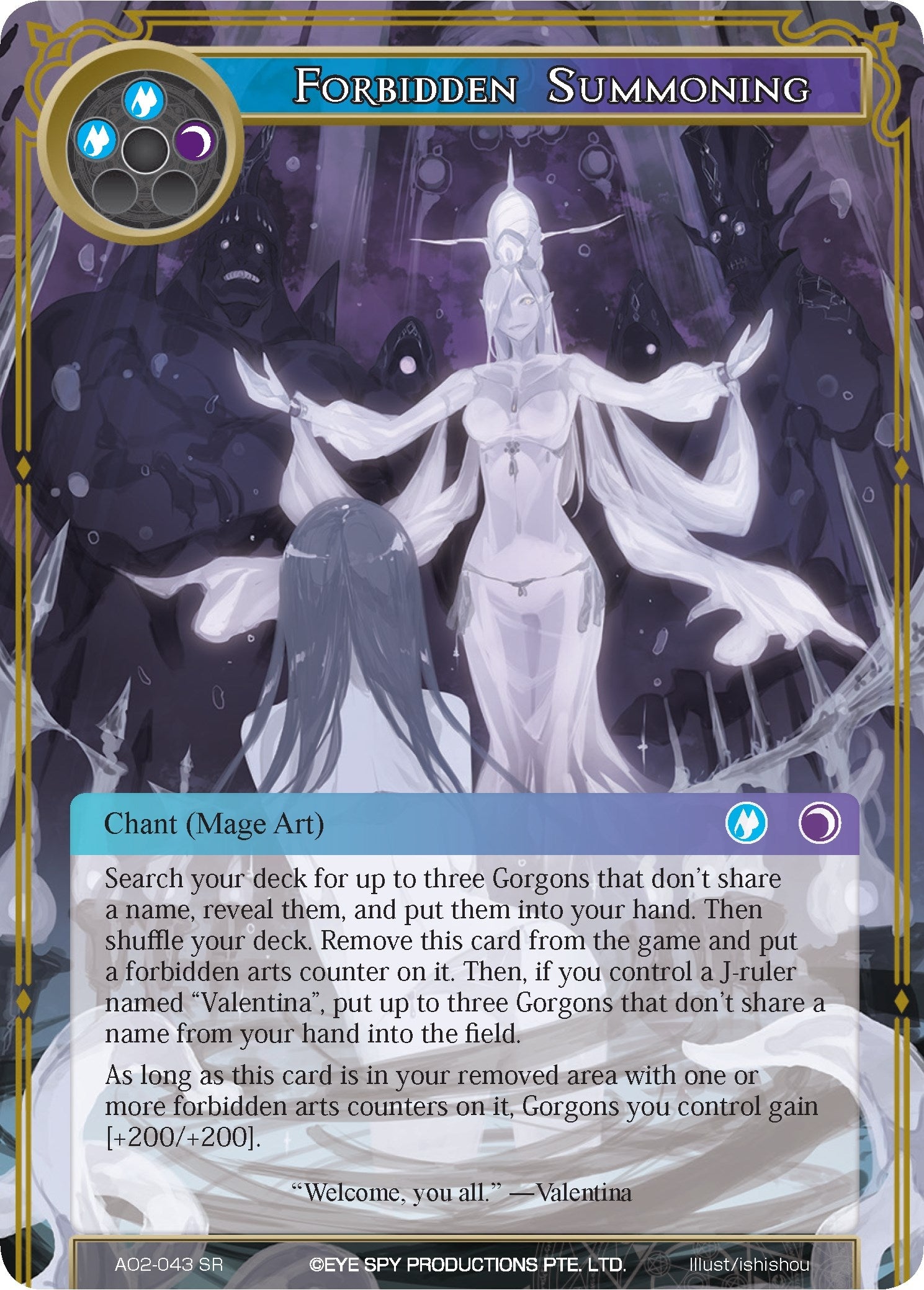 Image for Forbidden Summoning (Alice Origin II) (AO2-043) - Force of Will