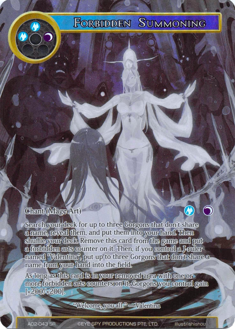 Image for Forbidden Summoning (Full Art) (Alice Origin II) (AO2-043) - Force of Will
