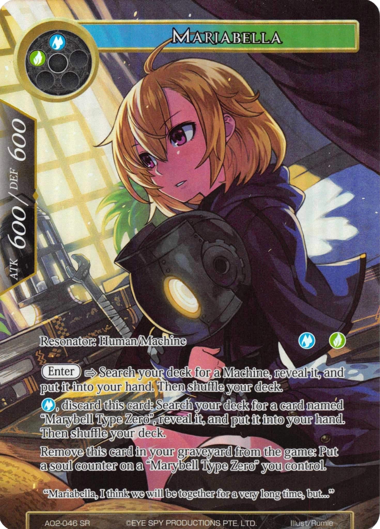 Image for Mariabella (Full Art) (Alice Origin II) (AO2-046) - Force of Will