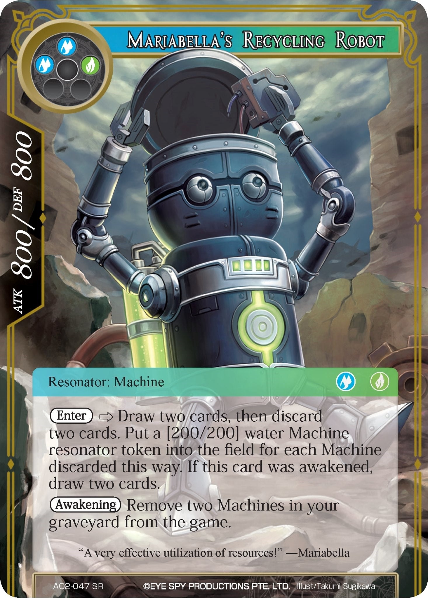 Image for Mariabella's Recycling Robot (Alice Origin II) (AO2-047) - Force of Will