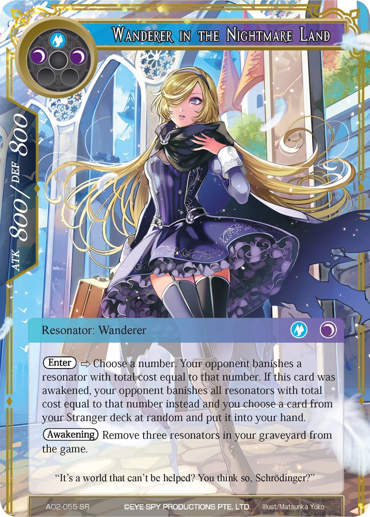Image for Wanderer in the Nightmare Land (Alice Origin II) (AO2-055) - Force of Will