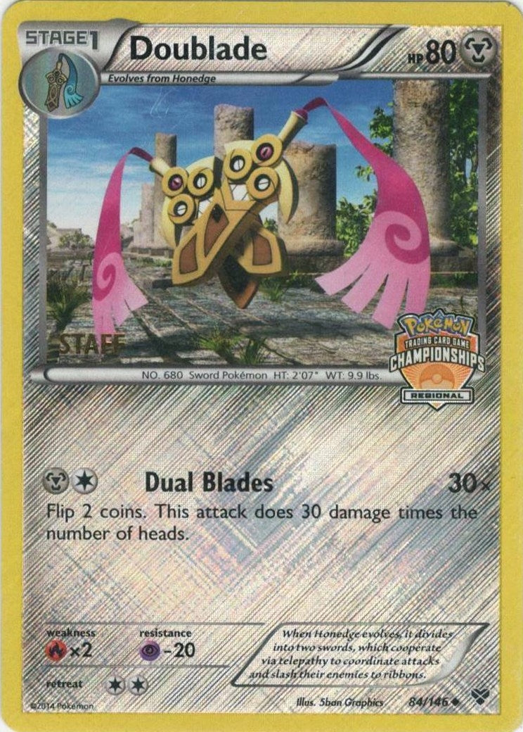Image for Doublade - 84/146 (Regional Championships) [Staff] (League & Championship Cards) (084/146) - Pokemon
