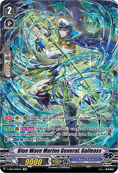 Image for Blue Wave Marine General, Galleass (SP) (V-EB12: Team Dragon's Vanity) (V-EB12/SP05EN) - Cardfight Vanguard