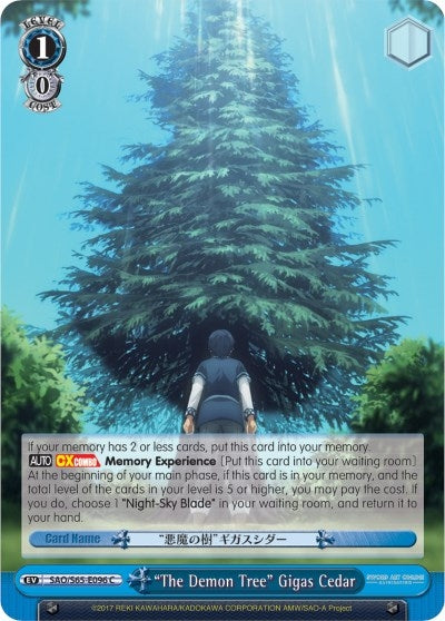 Image for "The Demon Tree" Gigas Cedar (Sword Art Online -Alicization-) (SAO/S65-E096 C) - Weiss Schwarz