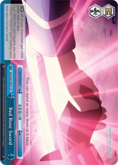 Image for Red Rose Sword (Sword Art Online -Alicization-) (SAO/S65-E097 CR) - Weiss Schwarz
