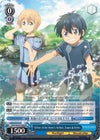 Image for Glitter of the Water's Surface, Eugeo & Kirito (Sword Art Online -Alicization-) (SAO/S65-E106 PR) - Weiss Schwarz