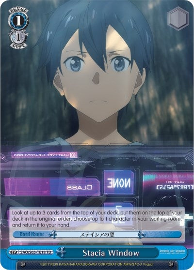 Image for Stacia Window (Sword Art Online -Alicization-) (SAO/S65-TE18 TD) - Weiss Schwarz