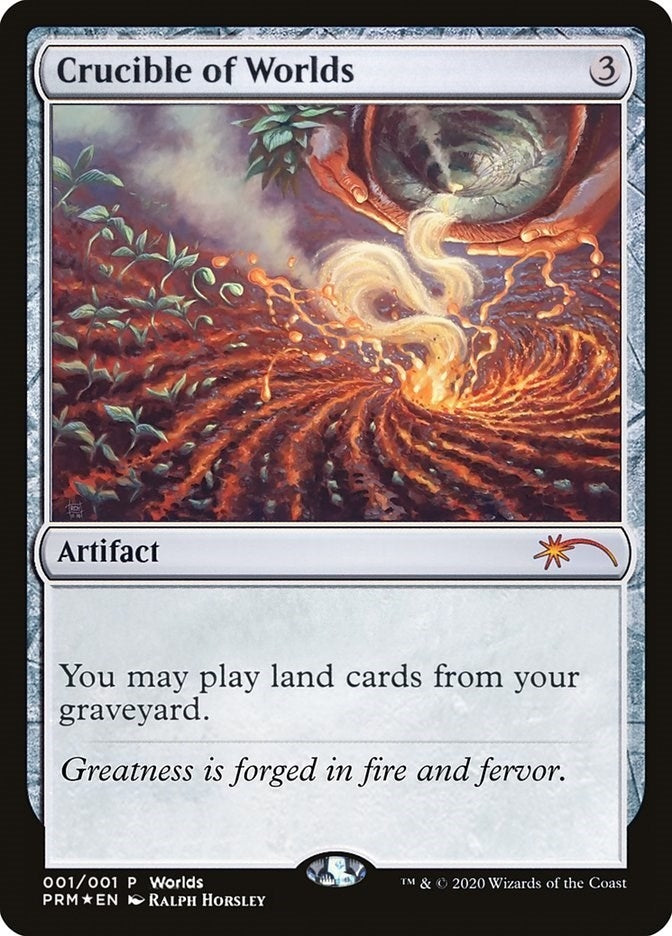 Image for Crucible of Worlds (Unique and Miscellaneous Promos) (1) - Magic: The Gathering