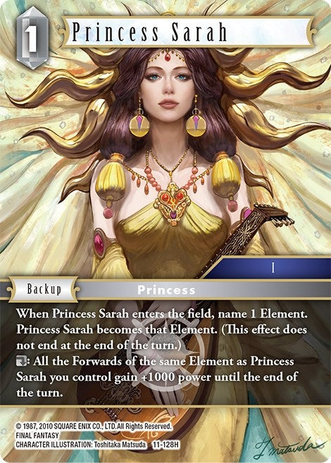 Image for Princess Sarah (Opus XI) (11-128H) - Final Fantasy TCG