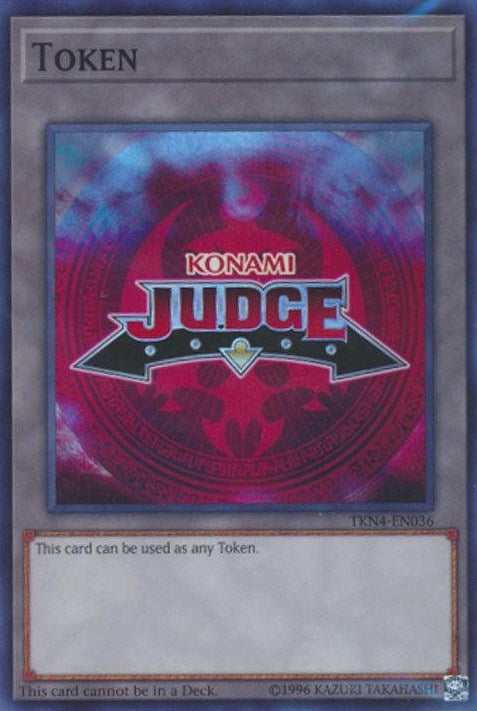 Image for Official Judge Token: TKN4-EN036 (Judge Promotional Cards) (TKN4-EN036) - YuGiOh
