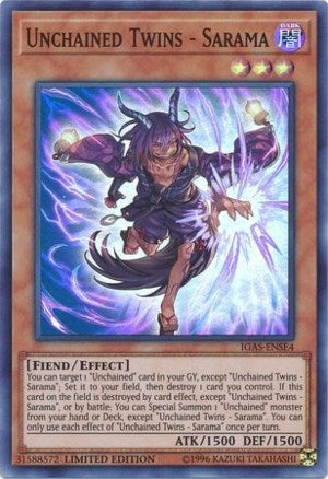 Image for Unchained Twins - Sarama (Ignition Assault) (IGAS-ENSE4) - YuGiOh