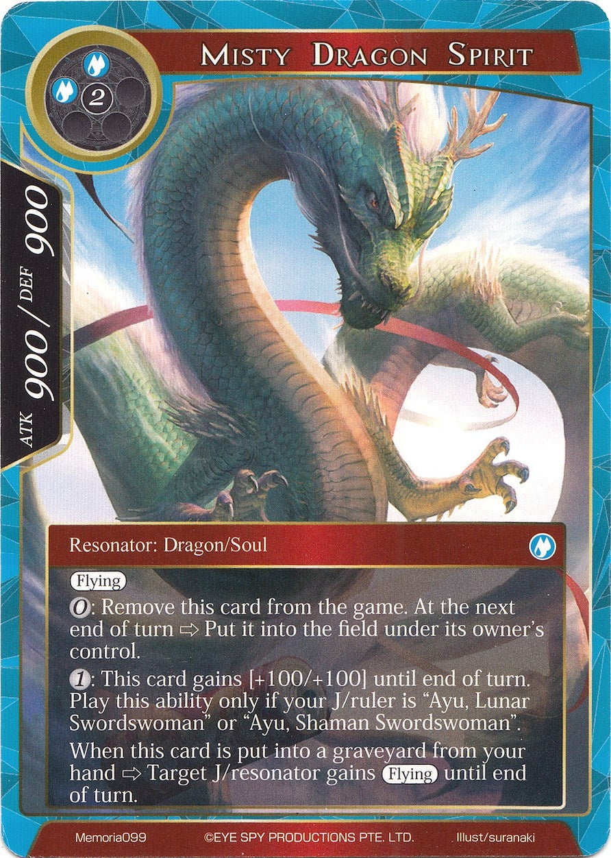 Image for Misty Dragon Spirit (Alice Origin Memoria Cards) (Memoria099) - Force of Will