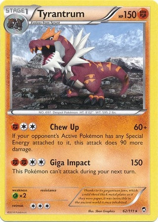 Image for Tyrantrum - 62/111 (Cosmos Holo) (Miscellaneous Cards & Products) (062/111) - Pokemon