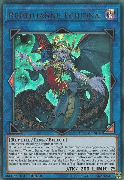 Image for Reptilianne Echidna (Duel Overload) (DUOV-EN016) - YuGiOh