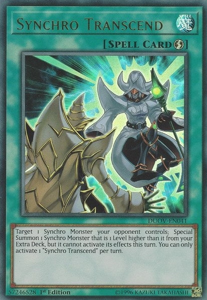 Image for Synchro Transcend (Duel Overload) (DUOV-EN041) - YuGiOh