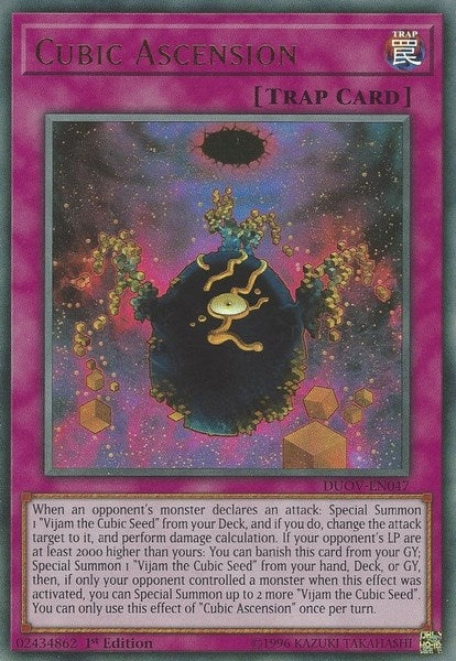 Image for Cubic Ascension (Duel Overload) (DUOV-EN047) - YuGiOh