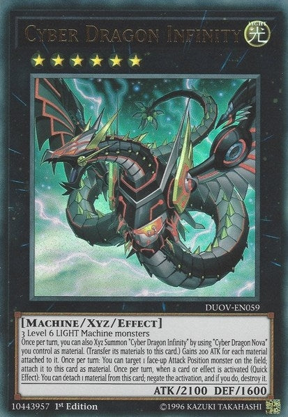 Image for Cyber Dragon Infinity (Duel Overload) (DUOV-EN059) - YuGiOh