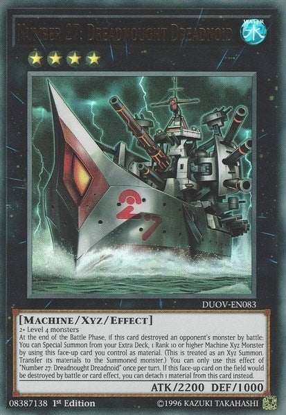 Image for Number 27: Dreadnought Dreadnoid (Duel Overload) (DUOV-EN083) - YuGiOh