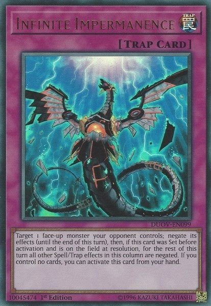 Image for Infinite Impermanence (Duel Overload) (DUOV-EN099) - YuGiOh