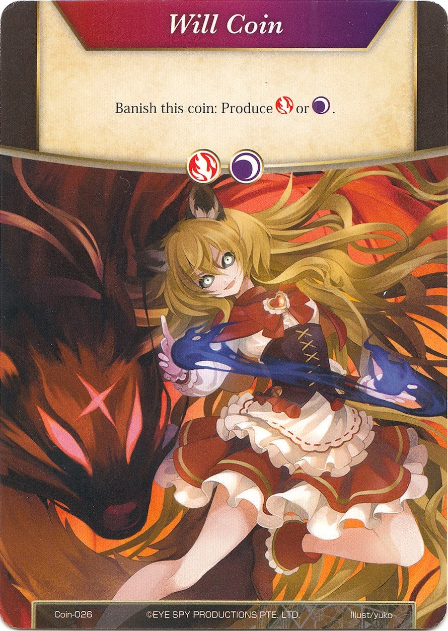 Image for Will Coin - Coin-026 - Nyarlathotep (Alice Origin II) (Coin-026) - Force of Will