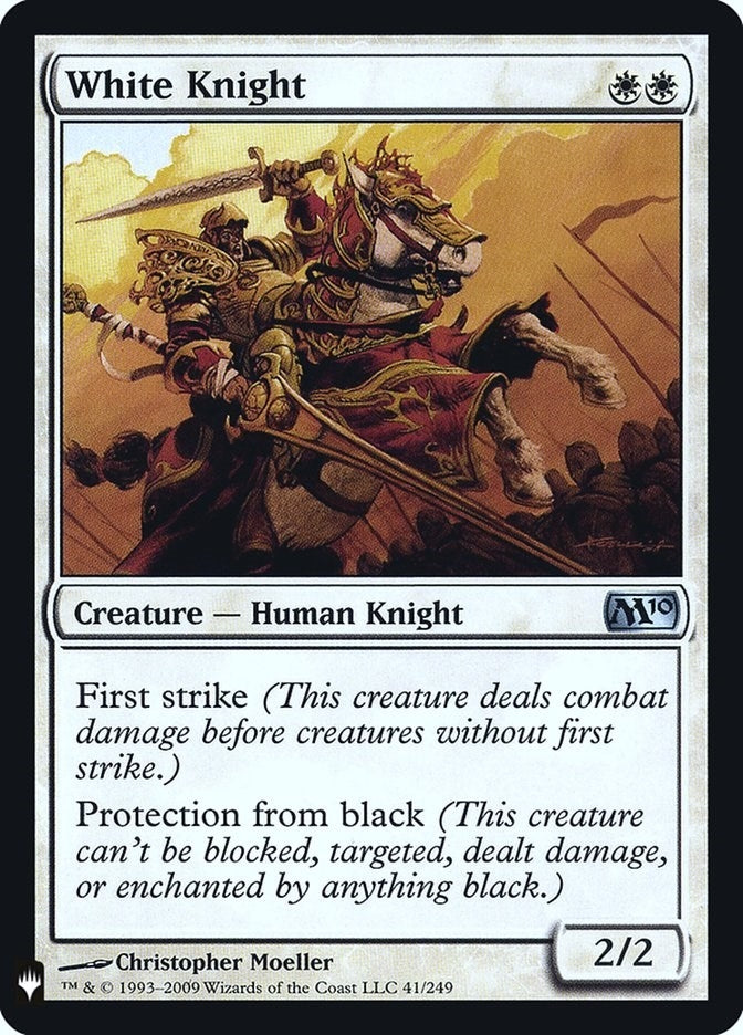 Image for White Knight (The List Reprints) (41) - Magic: The Gathering