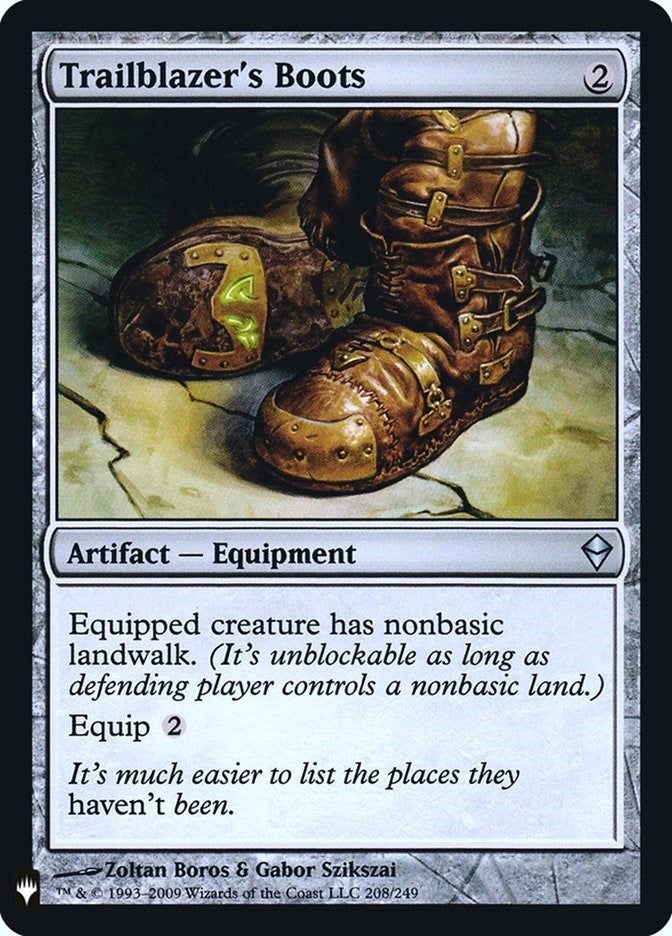 Image for Trailblazer's Boots (The List Reprints) (208) - Magic: The Gathering