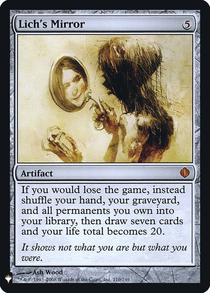 Image for Lich's Mirror (The List Reprints) (210) - Magic: The Gathering