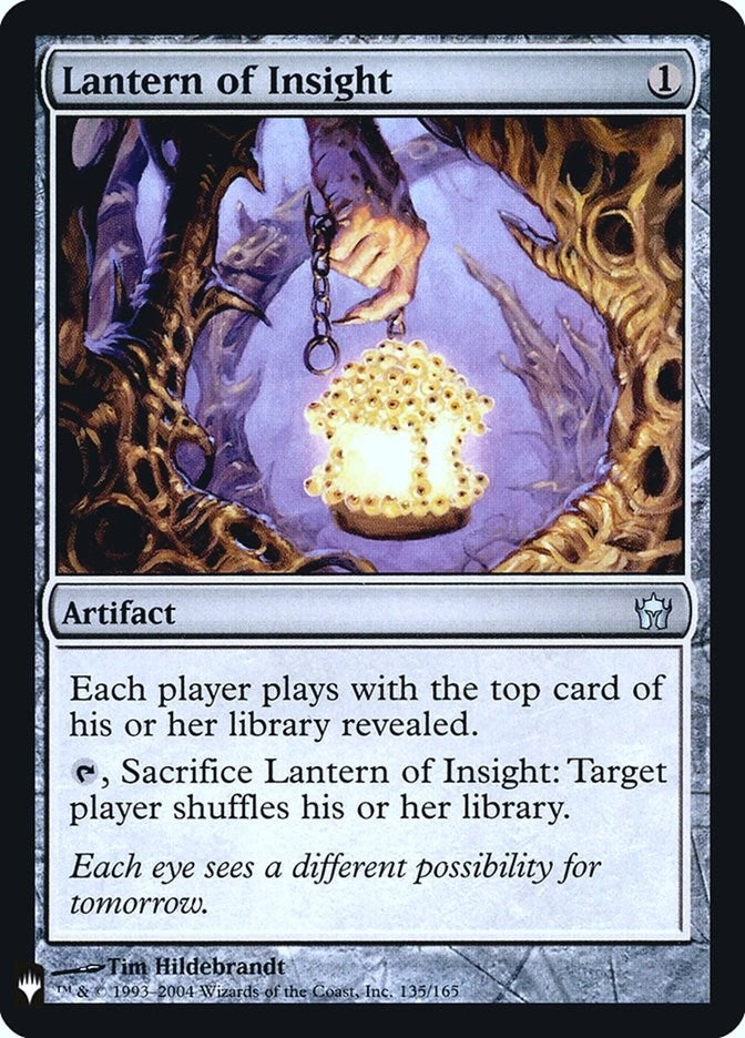 Image for Lantern of Insight (The List Reprints) (135) - Magic: The Gathering