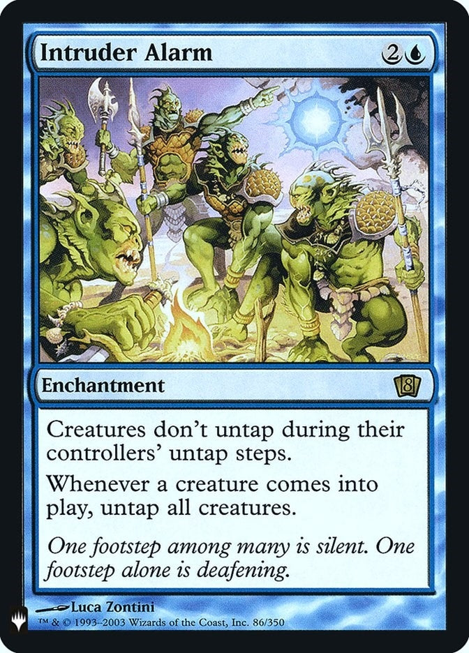 Image for Intruder Alarm (The List Reprints) (86) - Magic: The Gathering