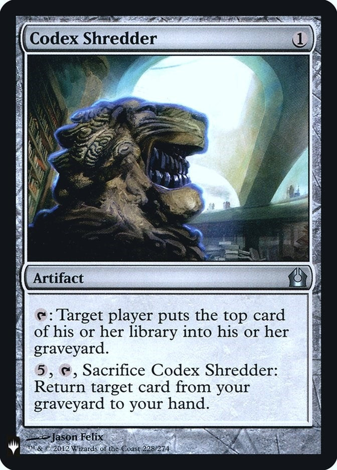 Image for Codex Shredder (The List Reprints) (228) - Magic: The Gathering