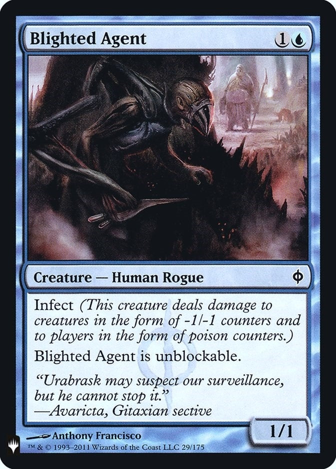 Image for Blighted Agent (The List Reprints) (29) - Magic: The Gathering