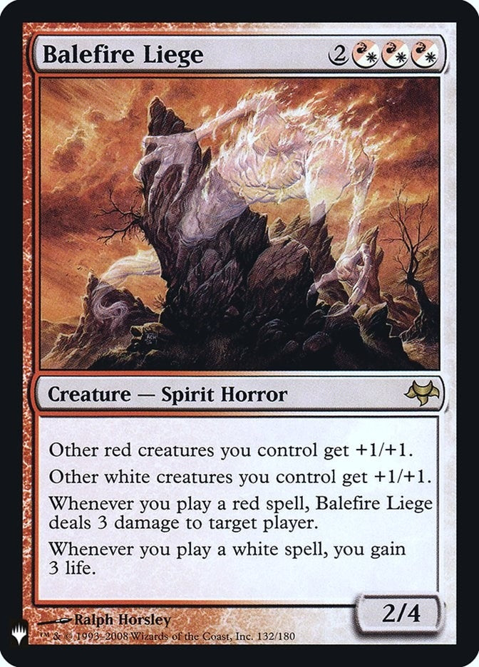 Image for Balefire Liege (The List Reprints) (132) - Magic: The Gathering