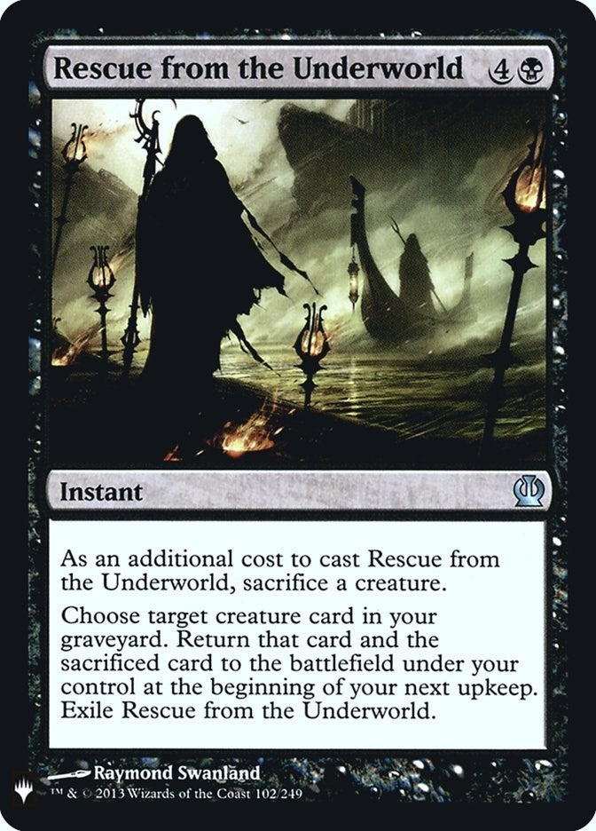 Image for Rescue from the Underworld (The List Reprints) (102) - Magic: The Gathering