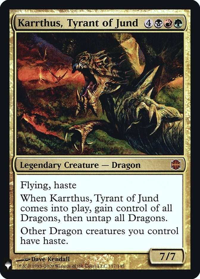 Image for Karrthus, Tyrant of Jund (The List Reprints) (117) - Magic: The Gathering