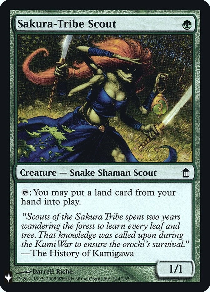 Image for Sakura-Tribe Scout (The List Reprints) (144) - Magic: The Gathering