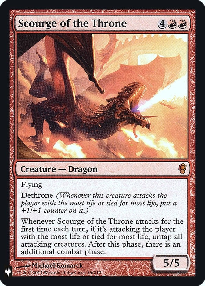 Image for Scourge of the Throne (The List Reprints) (35) - Magic: The Gathering