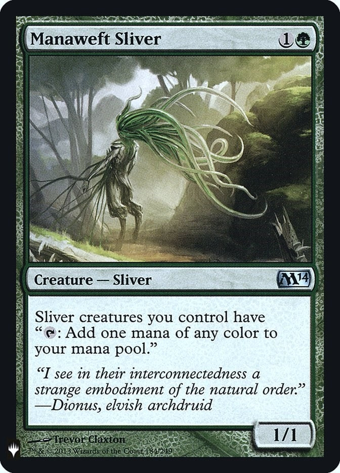 Image for Manaweft Sliver (The List Reprints) (184) - Magic: The Gathering