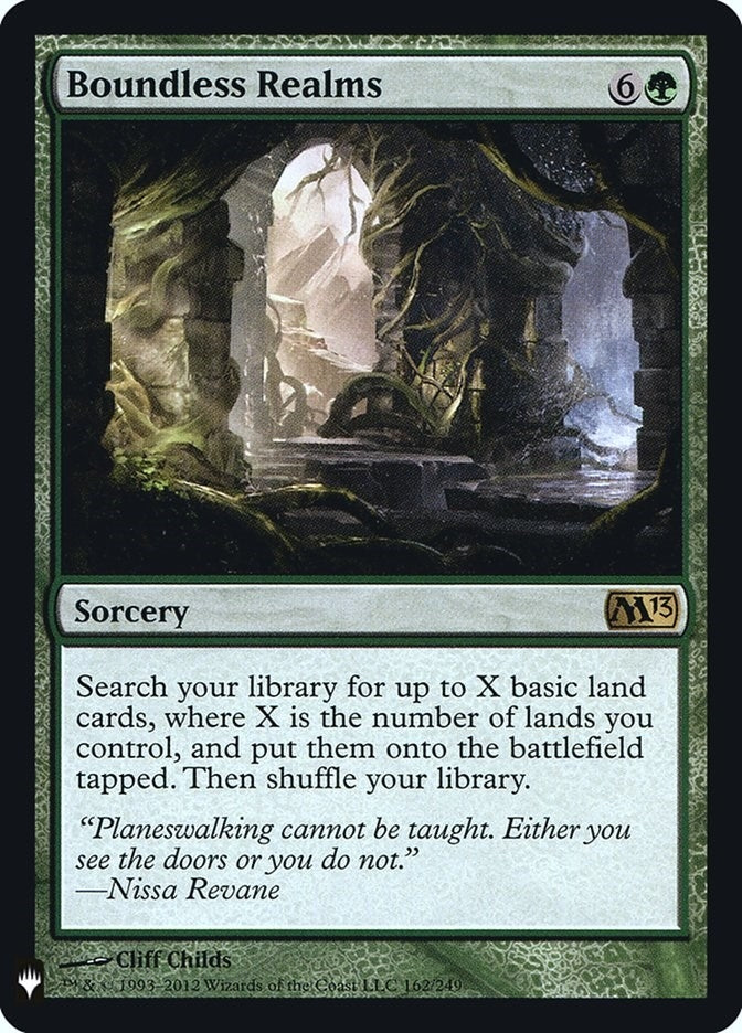 Image for Boundless Realms (The List Reprints) (162) - Magic: The Gathering