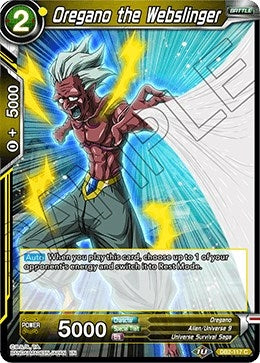 Image for Oregano the Webslinger (Draft Box 05 - Divine Multiverse) (DB2-117) - Dragon Ball Super: Masters