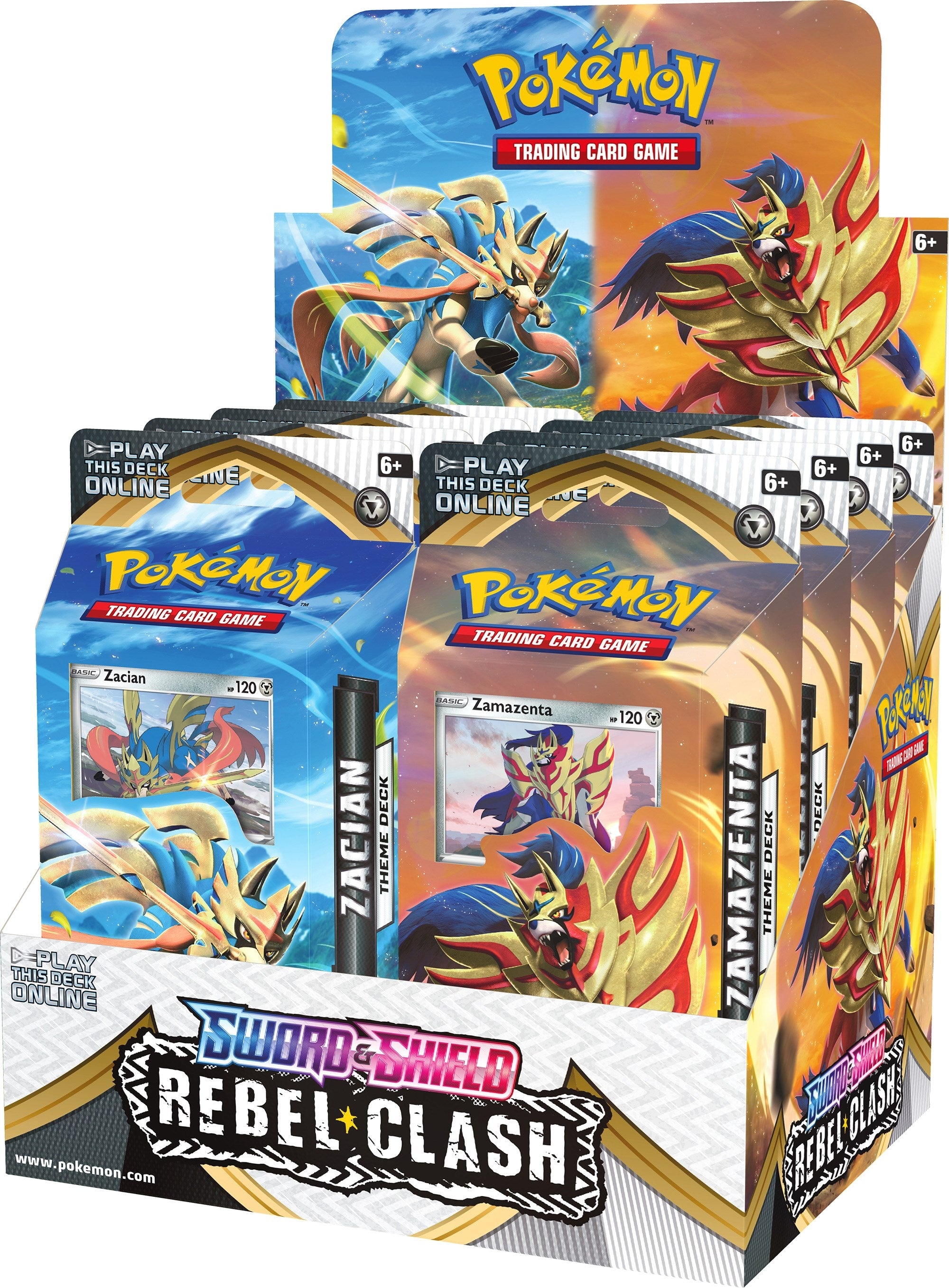 Image for Rebel Clash Theme Deck Display - Pokemon