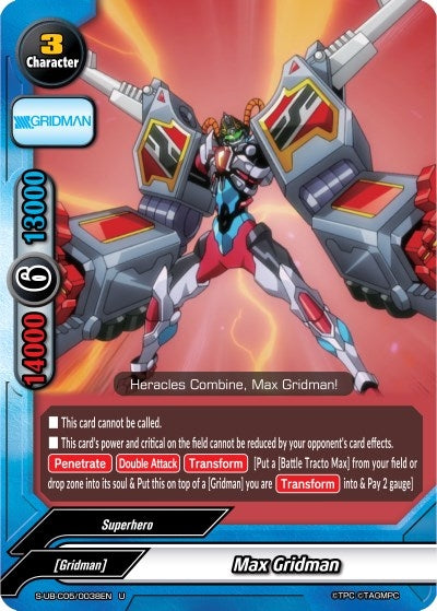 Image for Max Gridman (SSSS.GRIDMAN) (S-UB-C05/0038EN) - Future Card BuddyFight