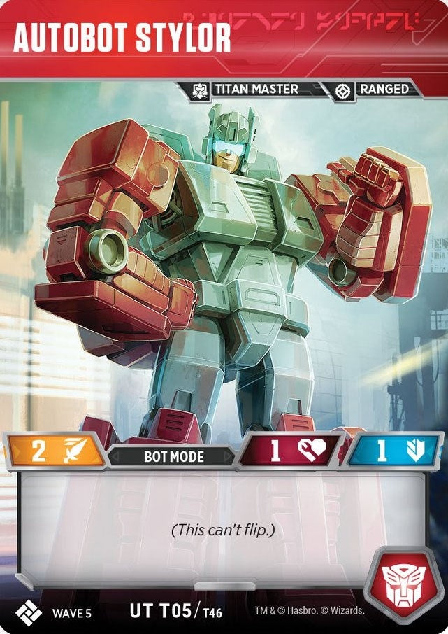 Image for Autobot Stylor (Titan Masters Attack) (T05) - Transformers TCG