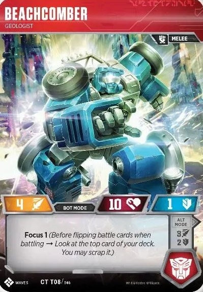 Image for Beachcomber - Geologist (Titan Masters Attack) (T08) - Transformers TCG