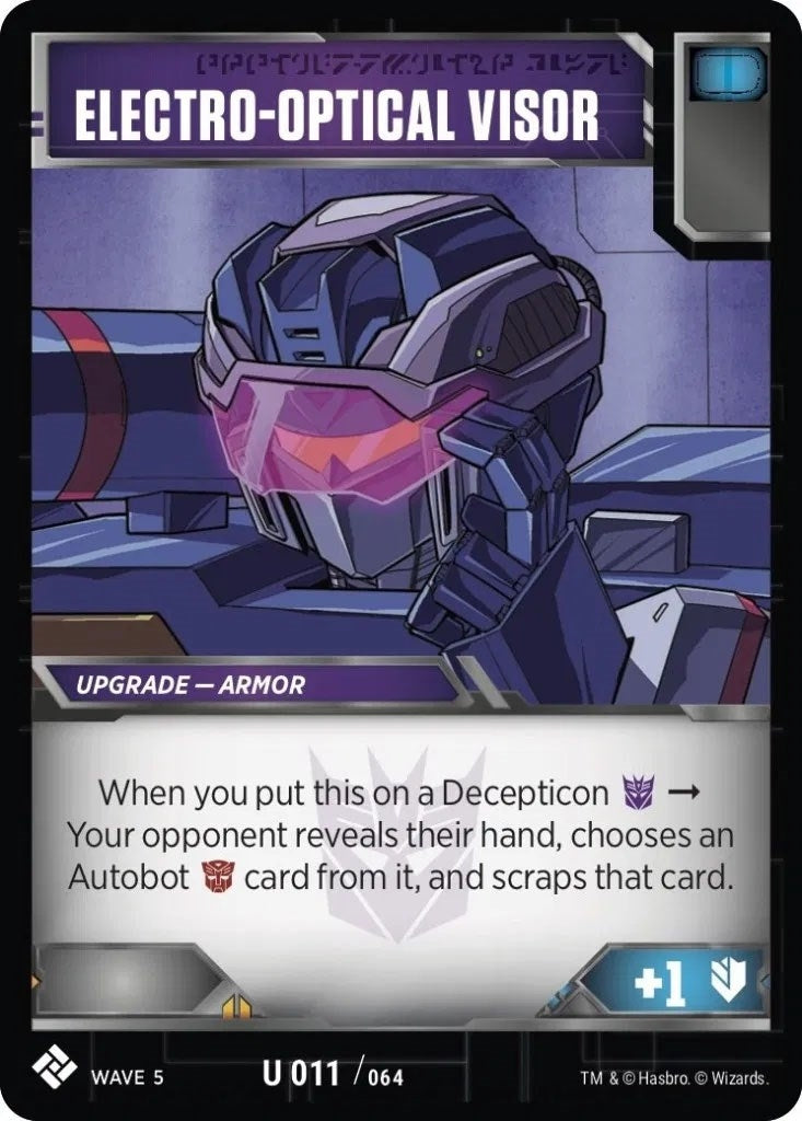 Image for Electro-Optical Visor (Titan Masters Attack) (11) - Transformers TCG