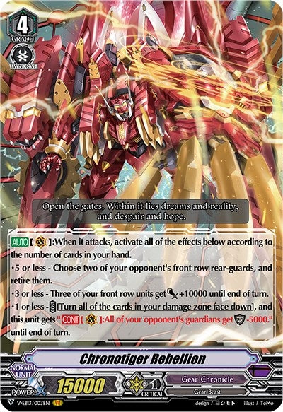 Image for Chronotiger Rebellion (V-EB13: The Astral Force) (V-EB13/003EN) - Cardfight Vanguard