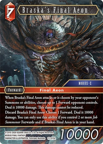 Image for Braska's Final Aeon (Opus XI) (11-015L) - Final Fantasy TCG